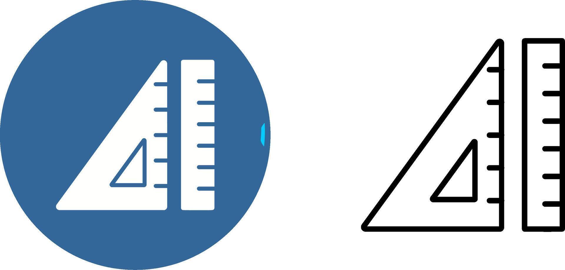 Set Square Vector Icon