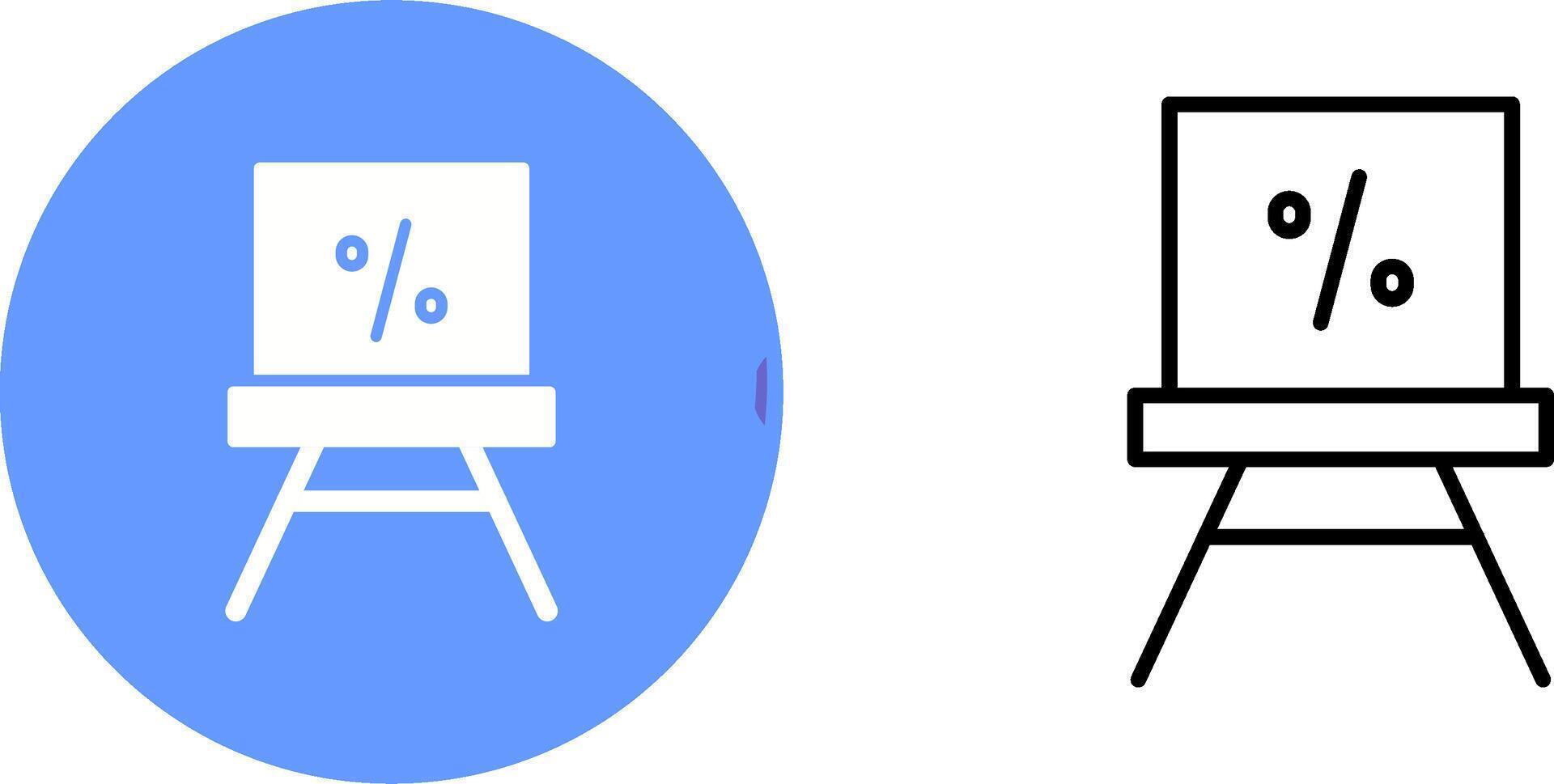 Percentage Vector Icon