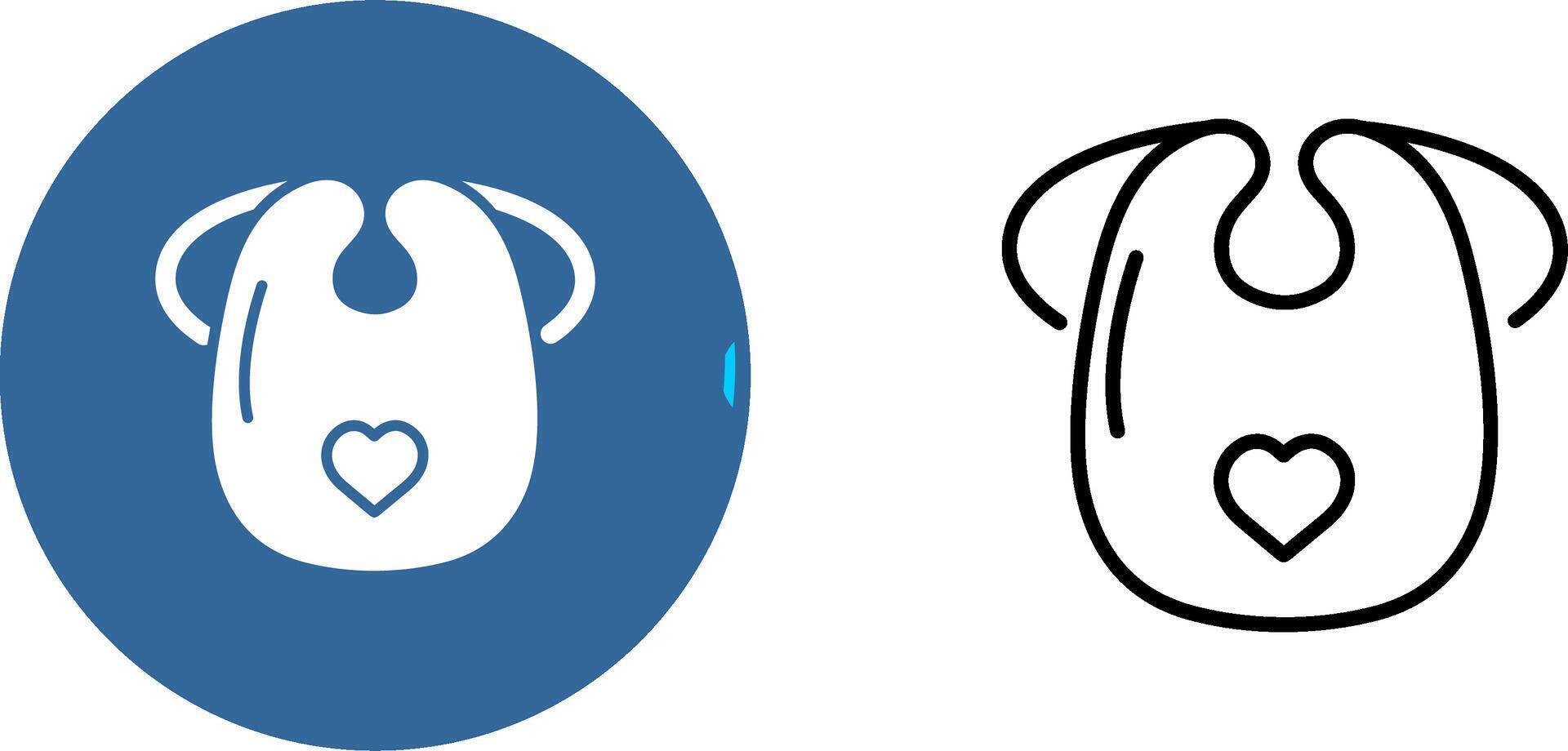 Baby Bib Vector Icon