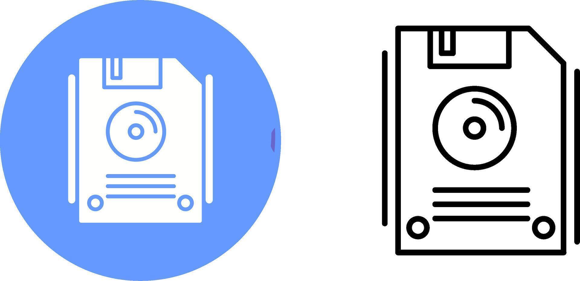 Floppy Disk Vector Icon