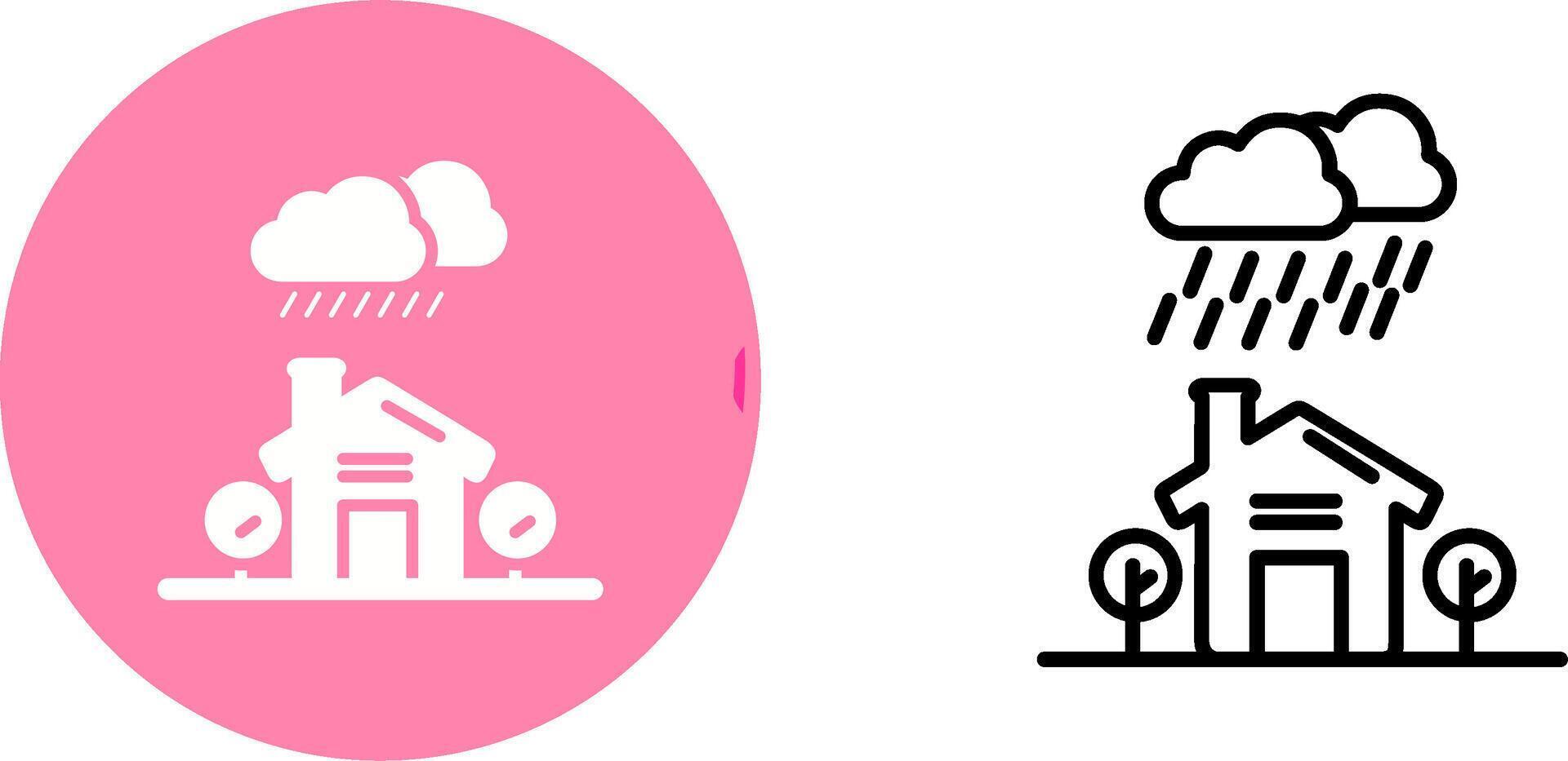 Rain Vector Icon
