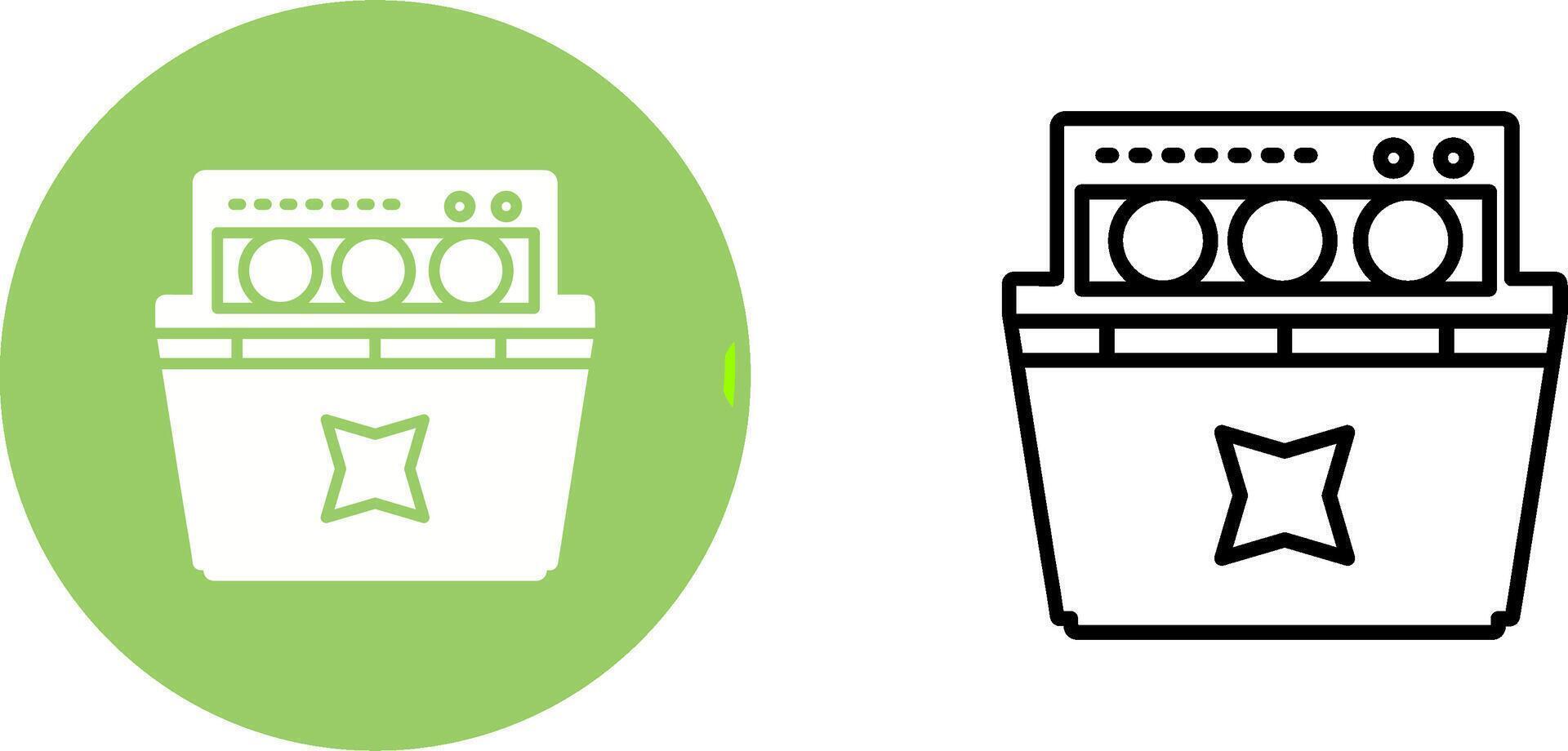 Dishwasher Vector Icon