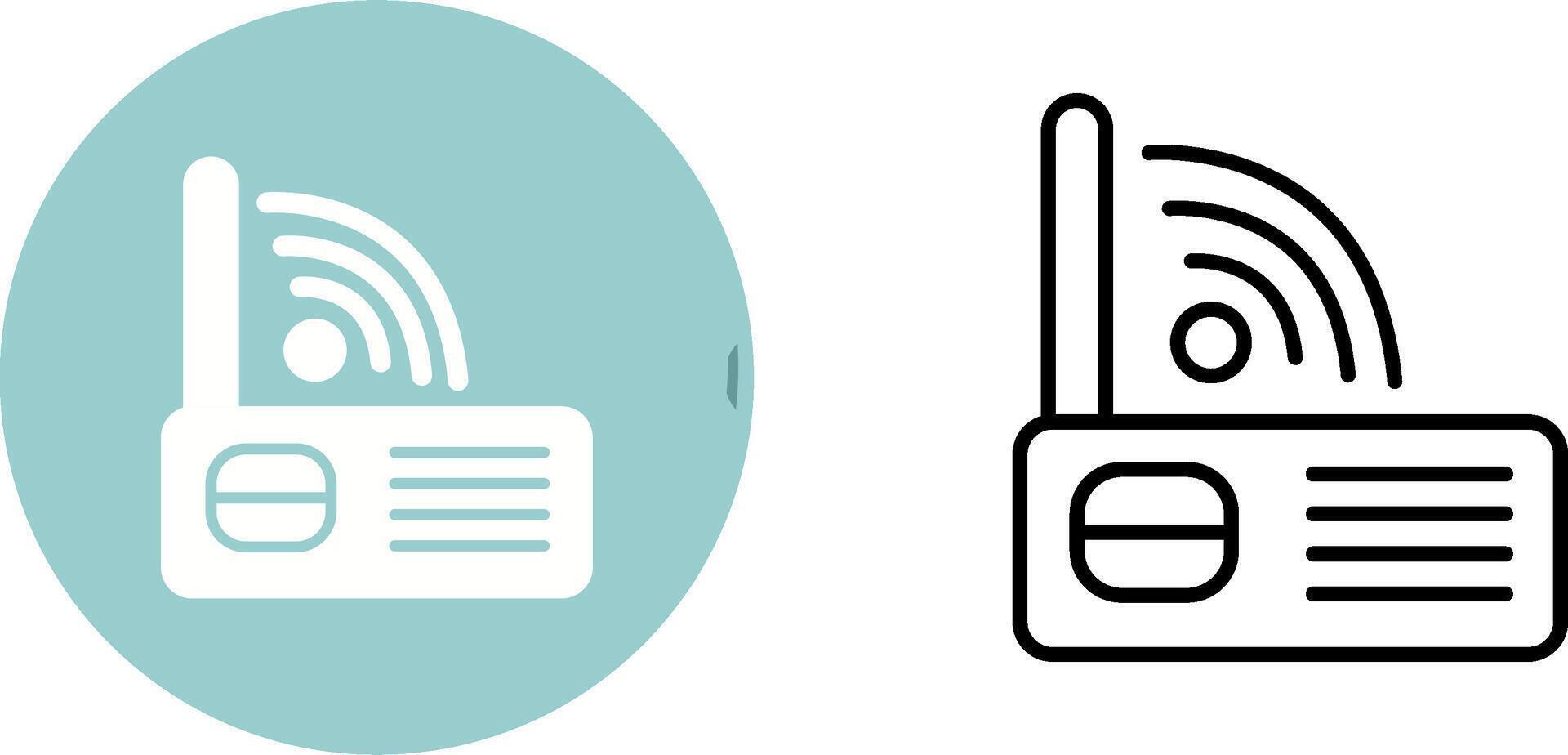 Modem Wifi Vector Icon