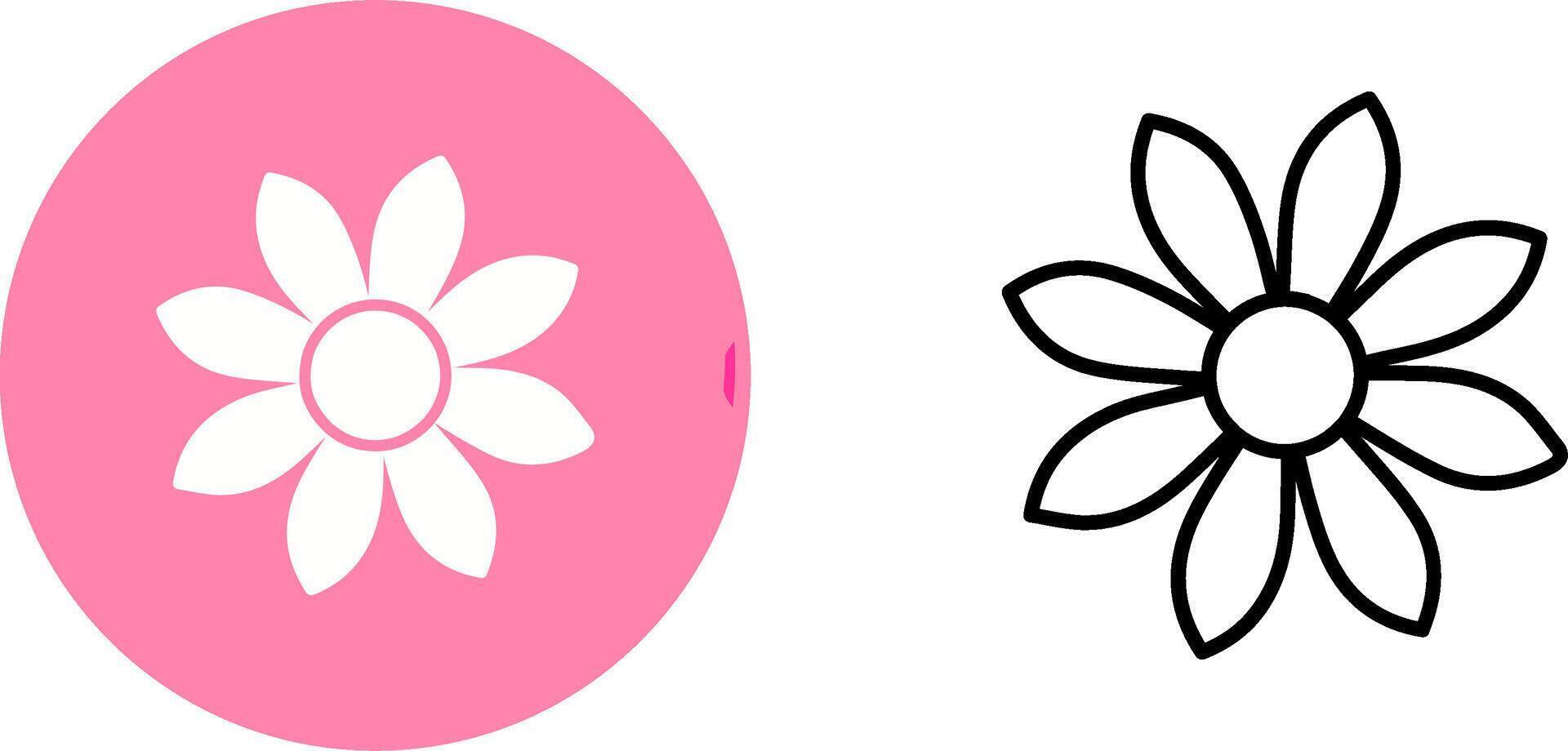 floral vector icono