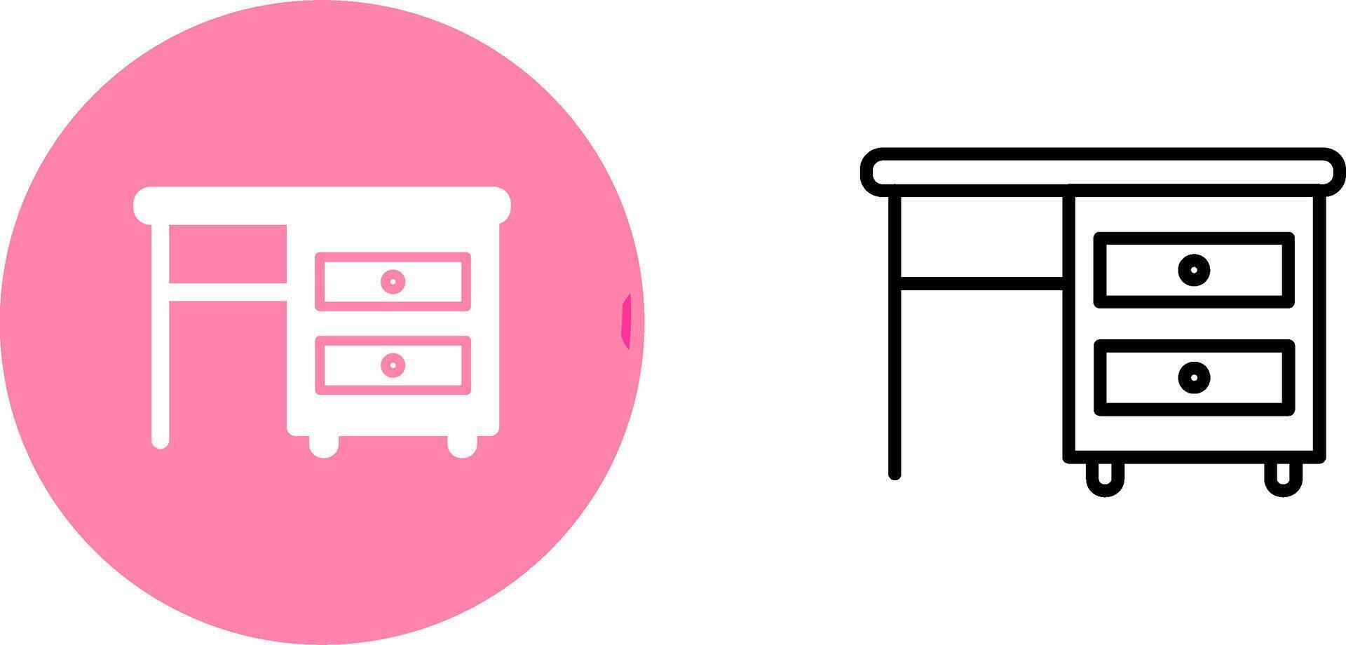 Table with Drawers I Vector Icon