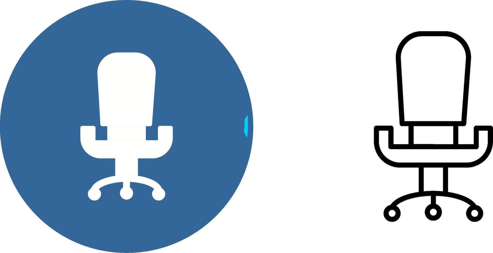 Office Chair III Vector Icon