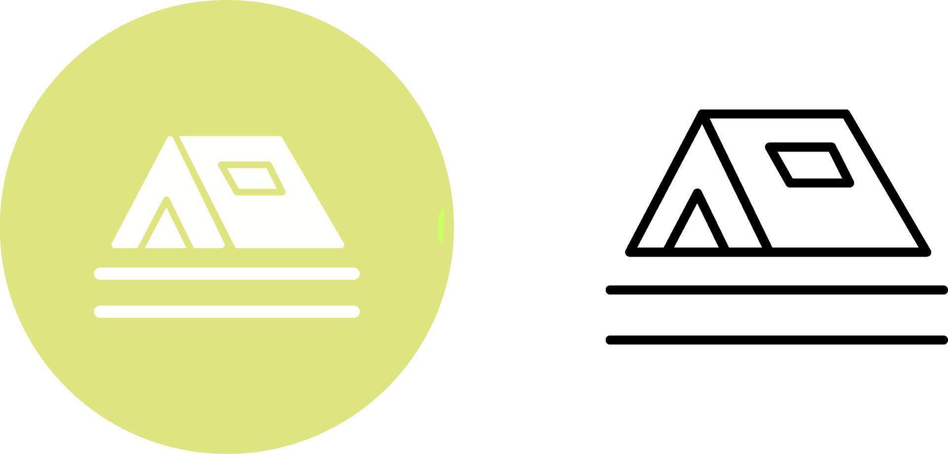 Tent Vector Icon