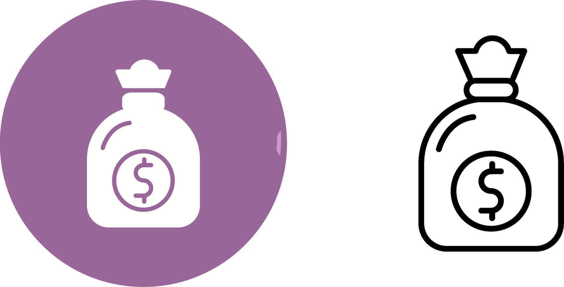 Money Bag Vector Icon