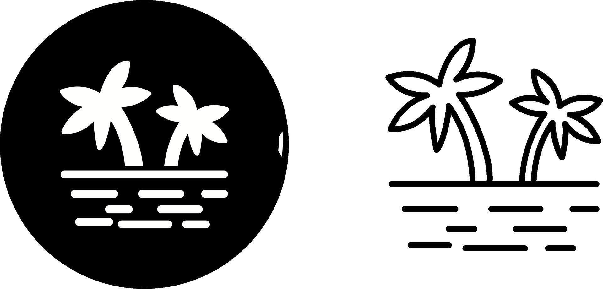 Island Vector Icon