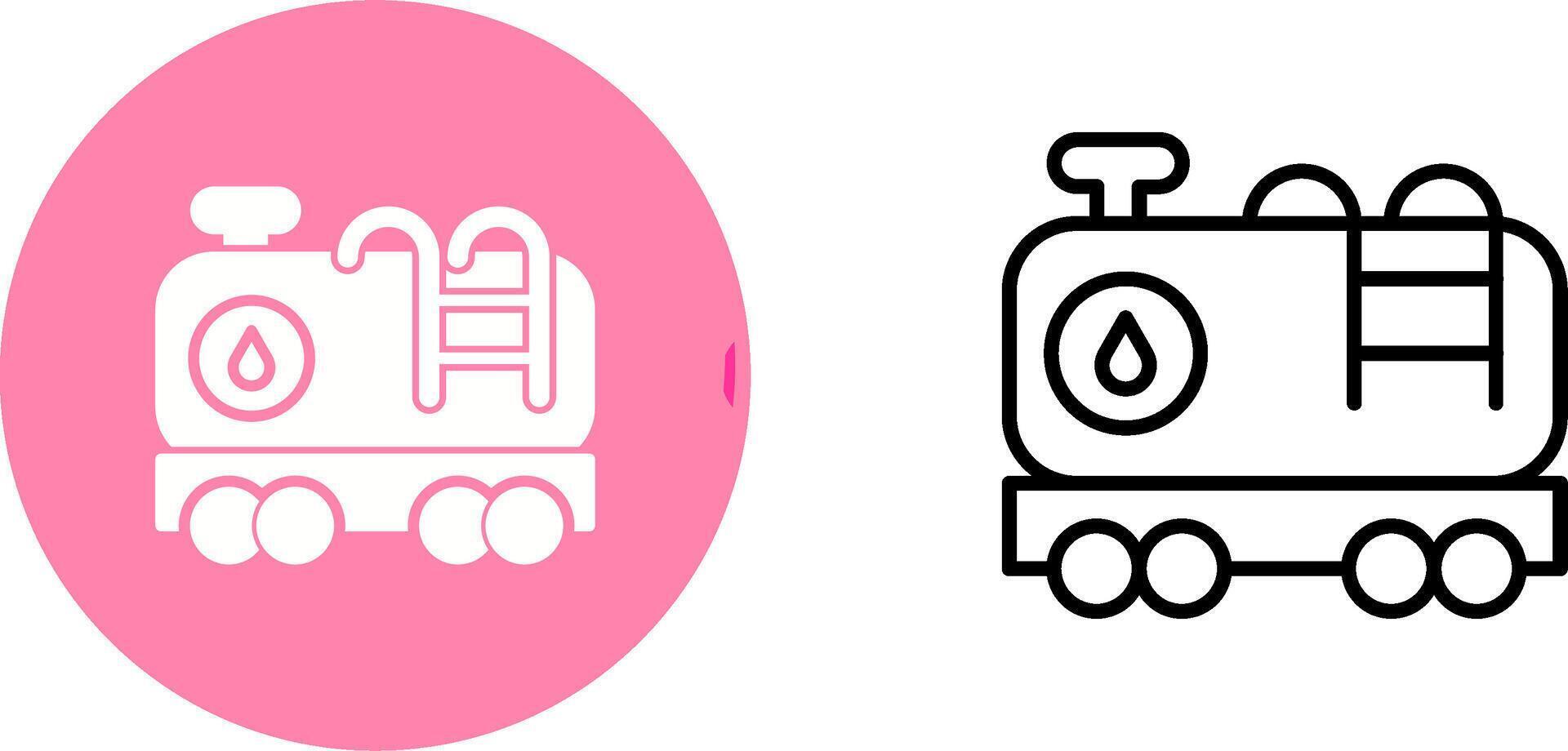 Tank Wagon Vector Icon