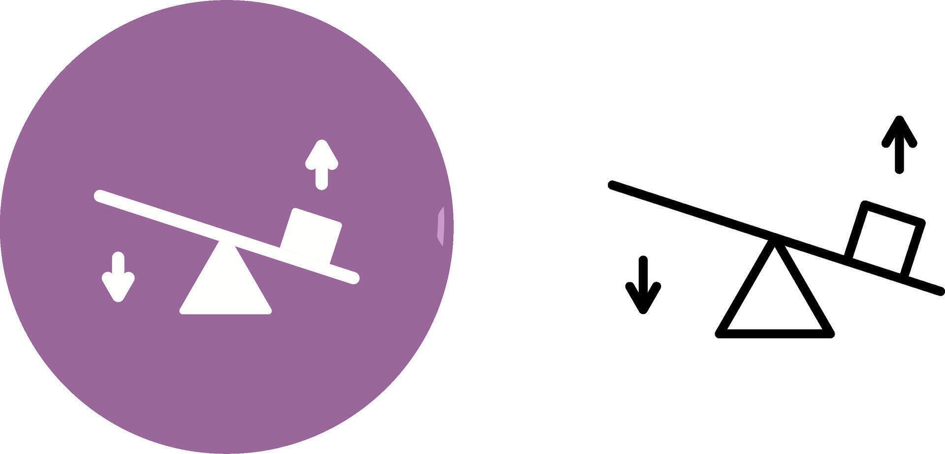Seesaw Vector Icon