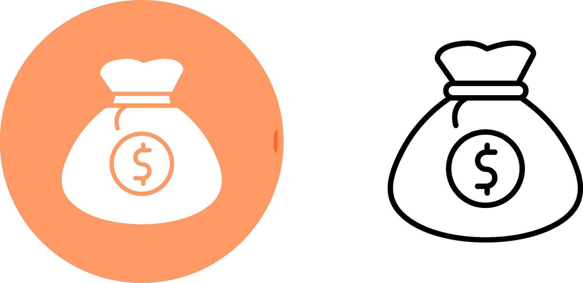 Money Bag Vector Icon