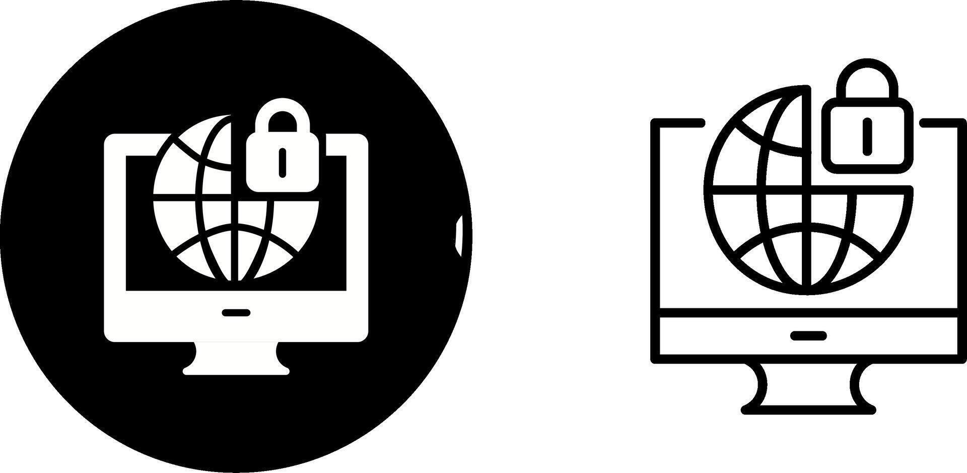 Internet Security Vector Icon