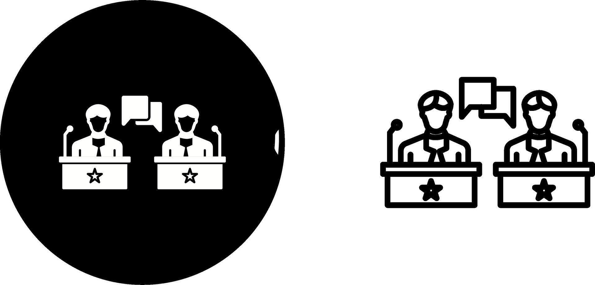 Debate Vector Icon