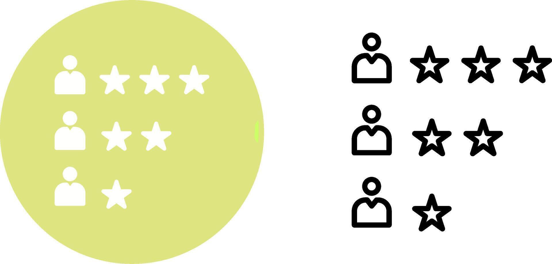 Rating Vector Icon