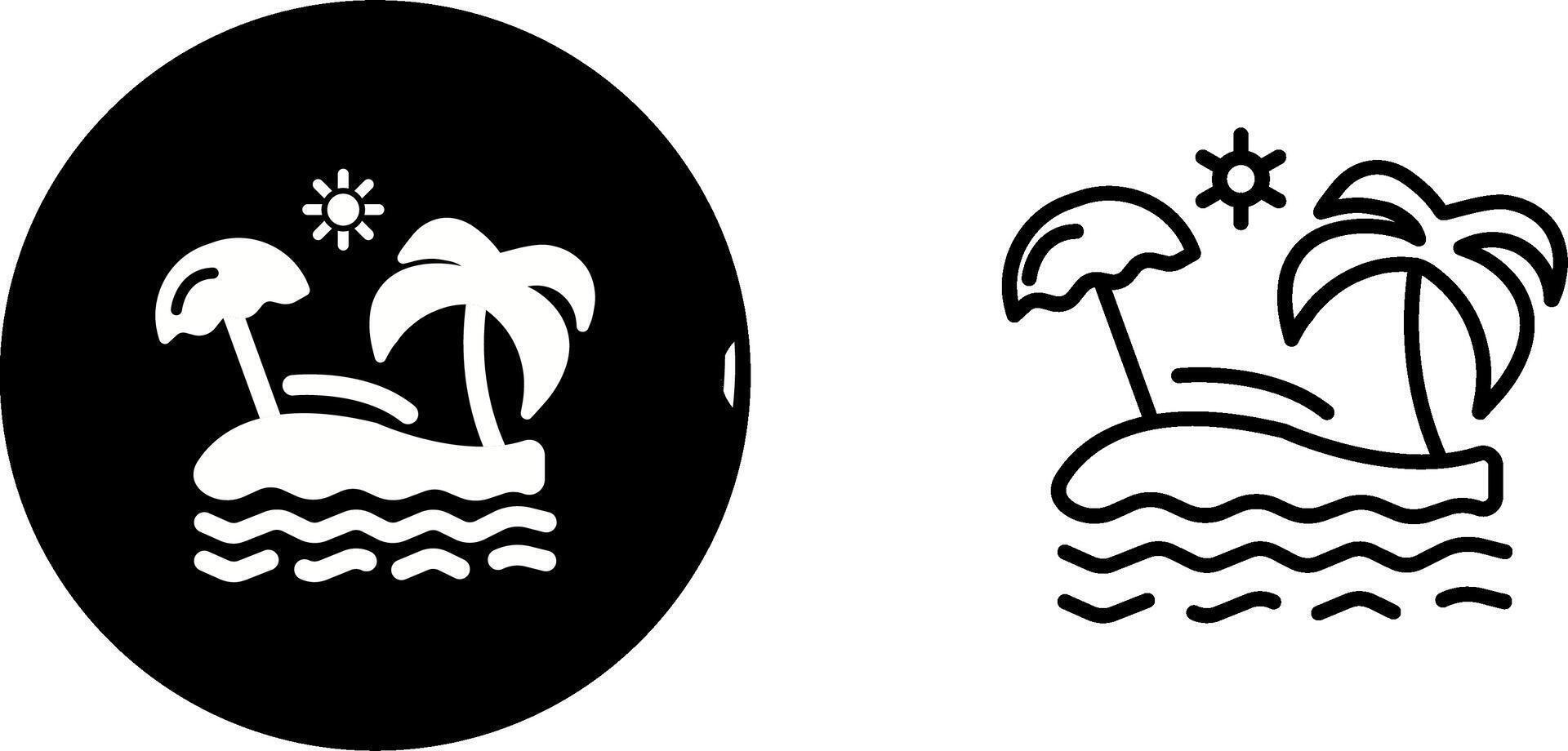 Beach Vector Icon