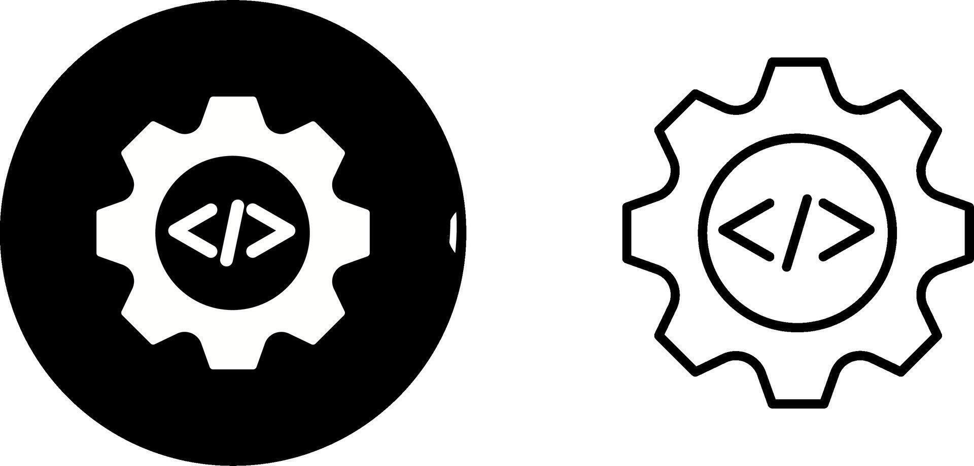 Coding Gear Vector Icon