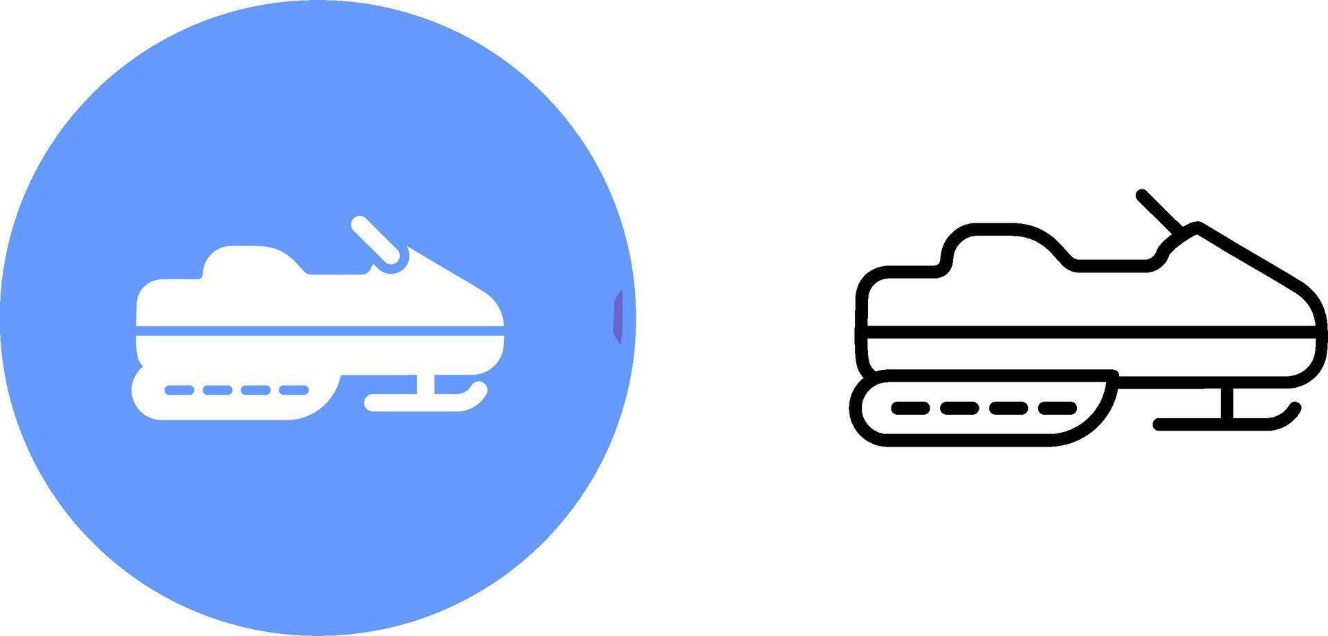 Snowmobile Vector Icon