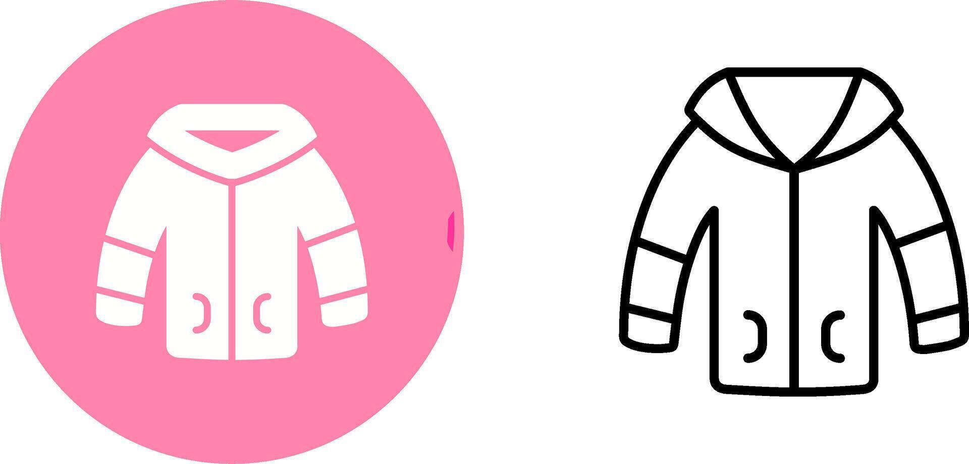 Winter Jacket Vector Icon