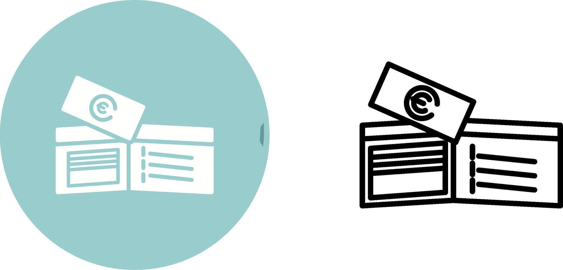 Money in Wallet Vector Icon