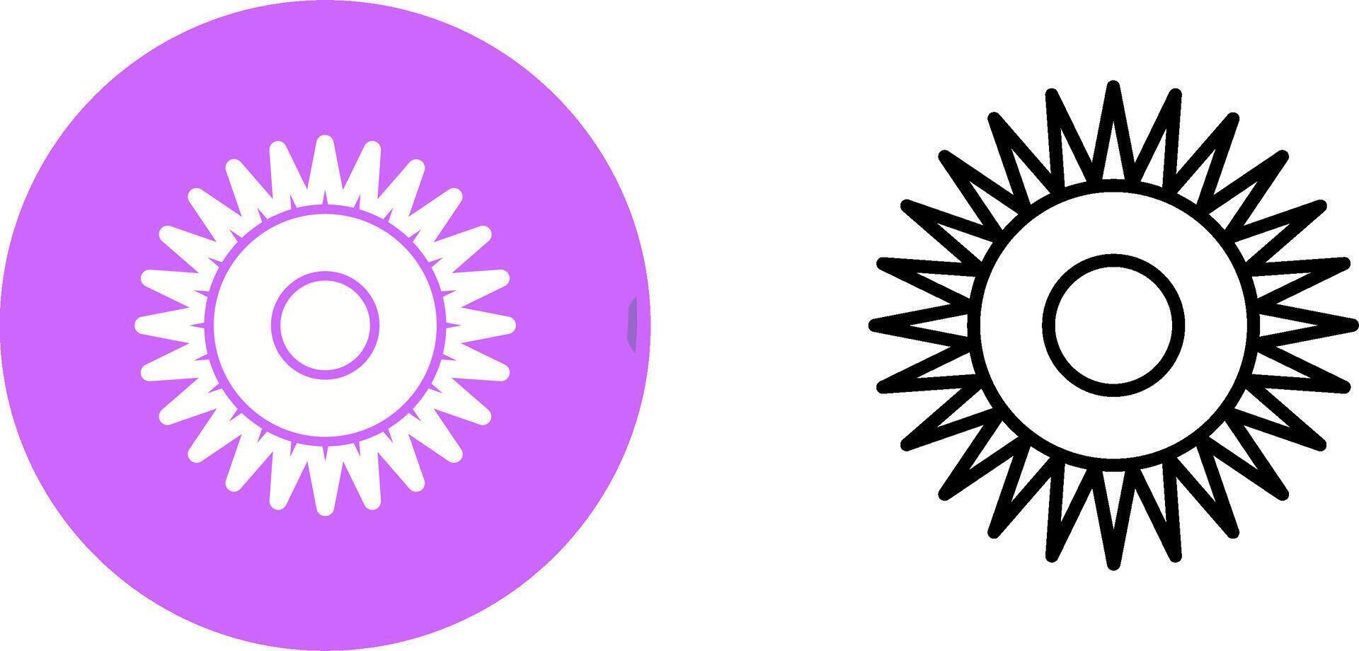 Optical Radiation Vector Icon
