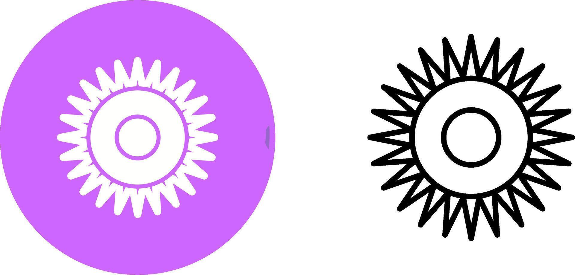 Optical Radiation Vector Icon