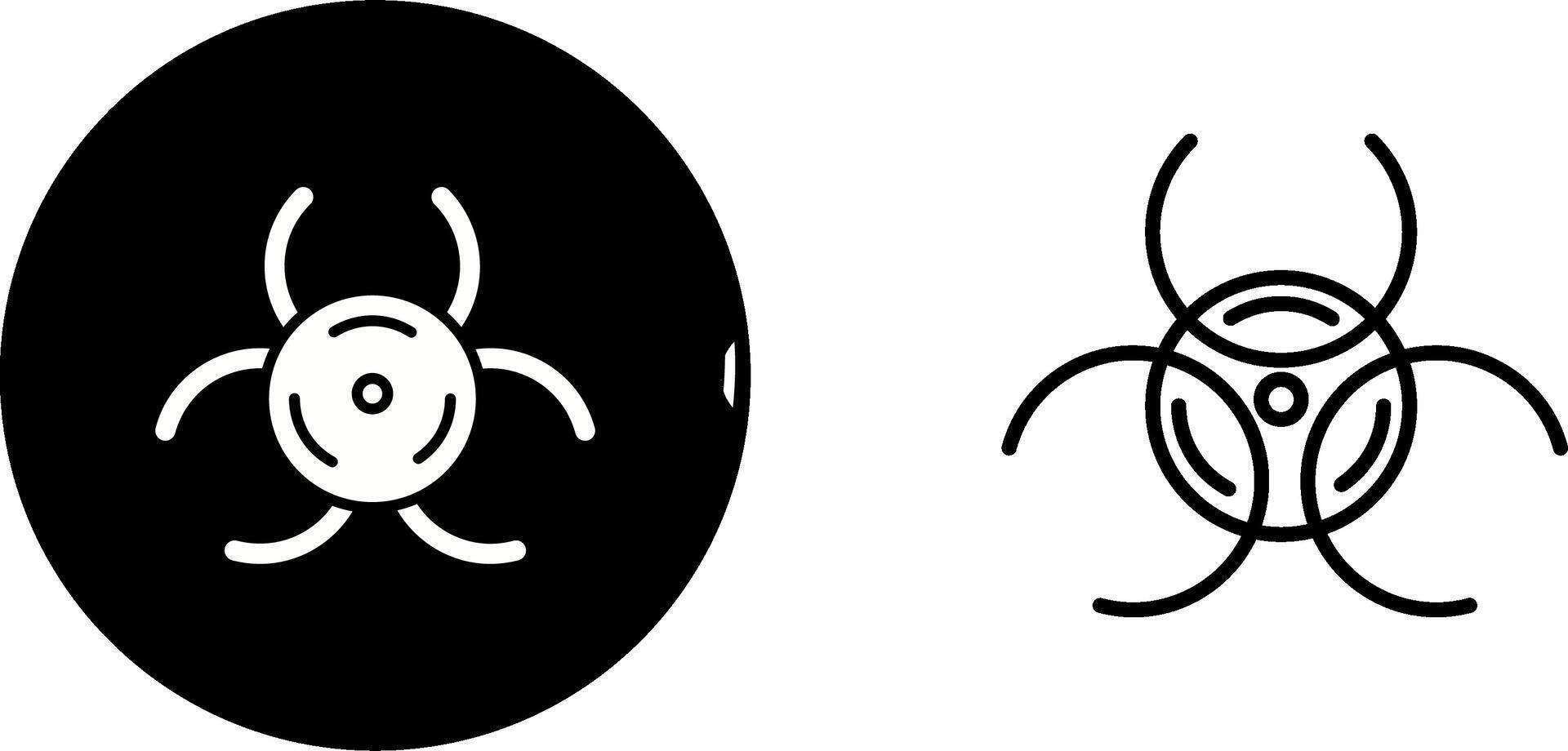 Biological Hazard Vector Icon