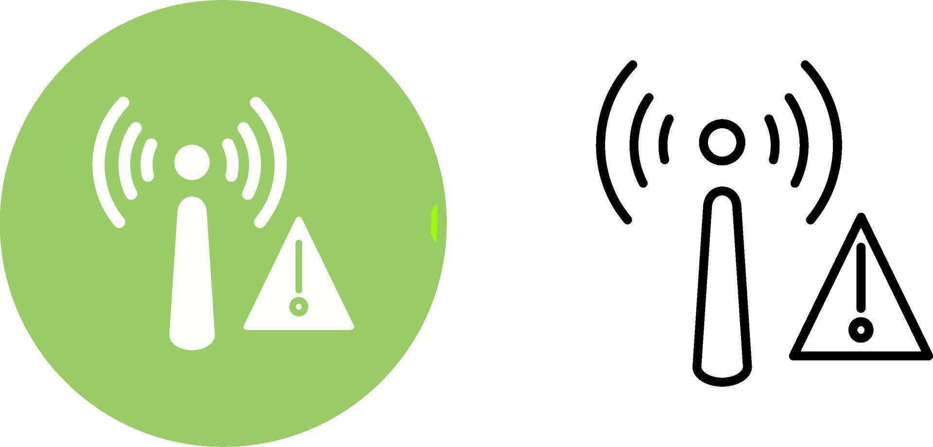 Non Ionizing Radiation Vector Icon