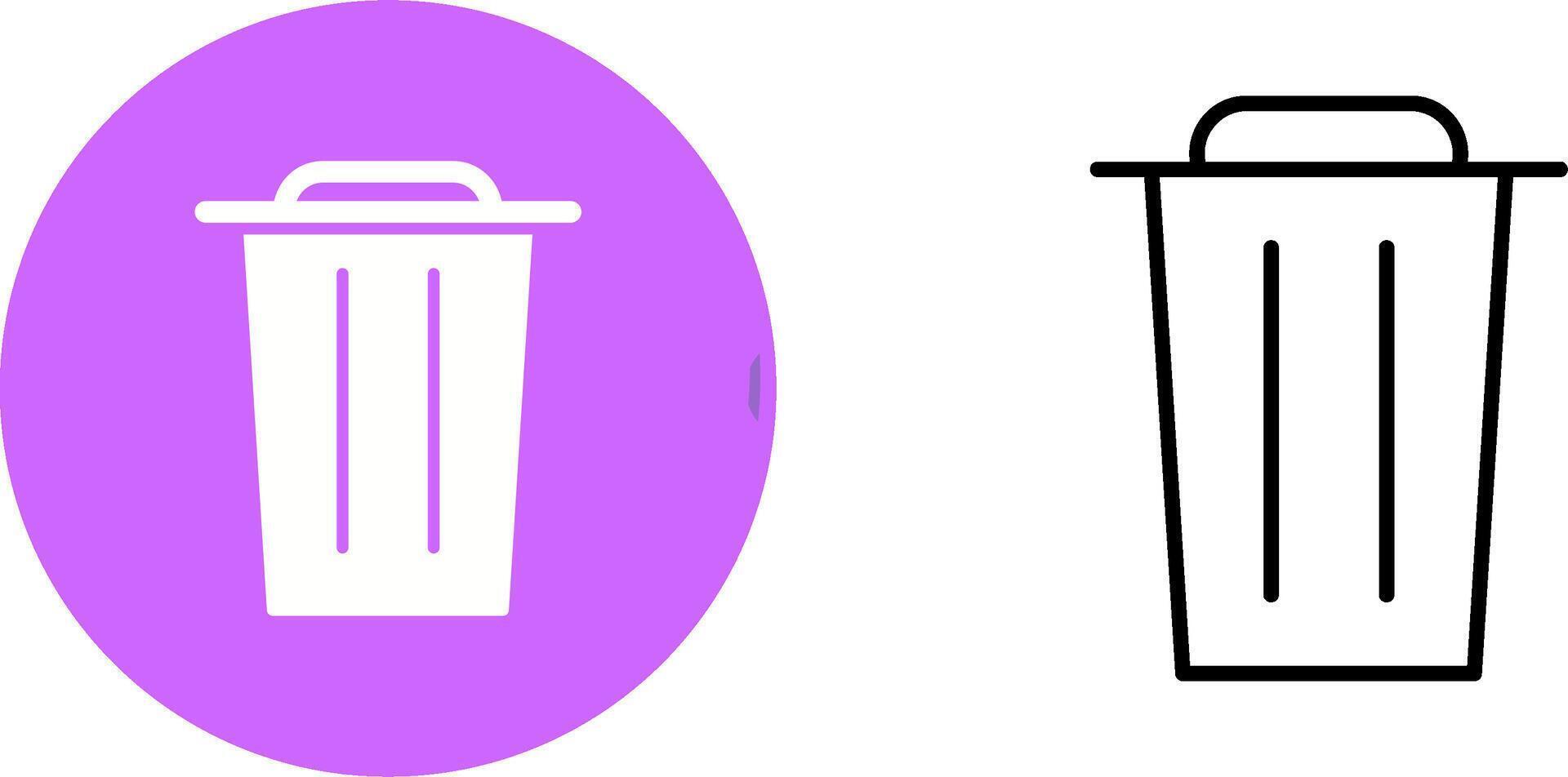 Garbage Vector Icon