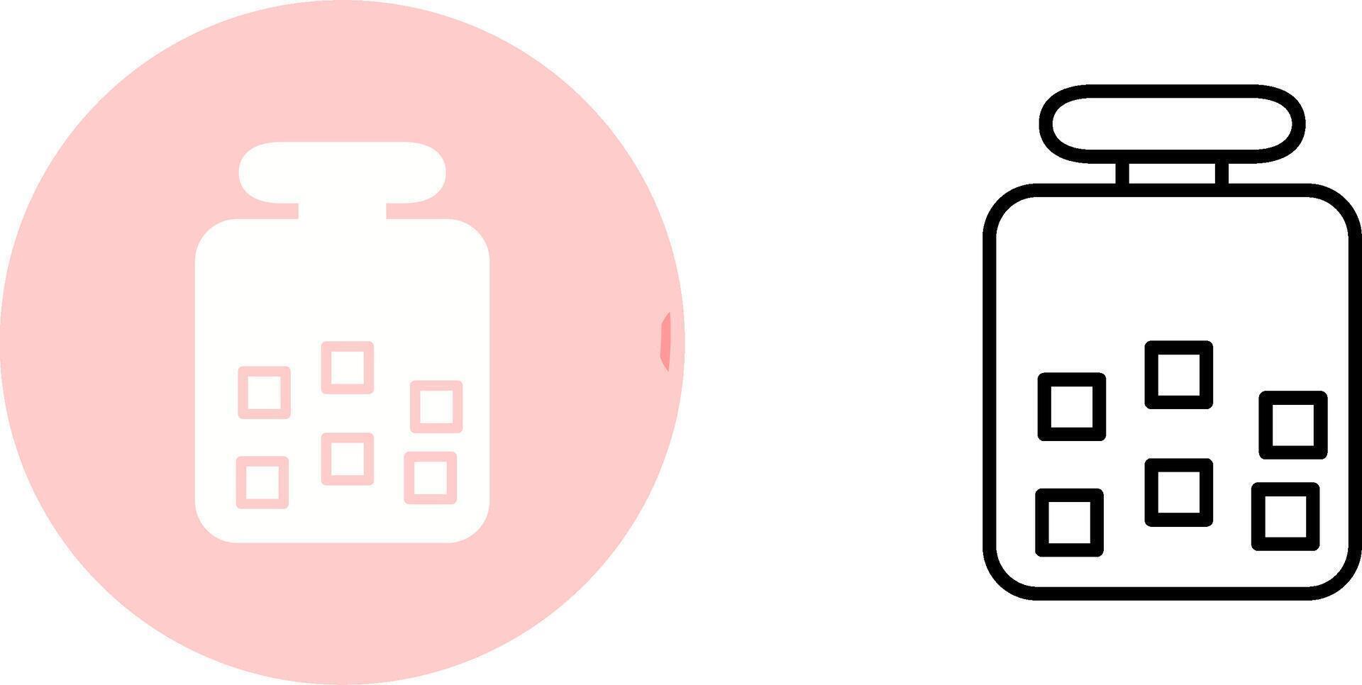 Sugar Bottle Vector Icon