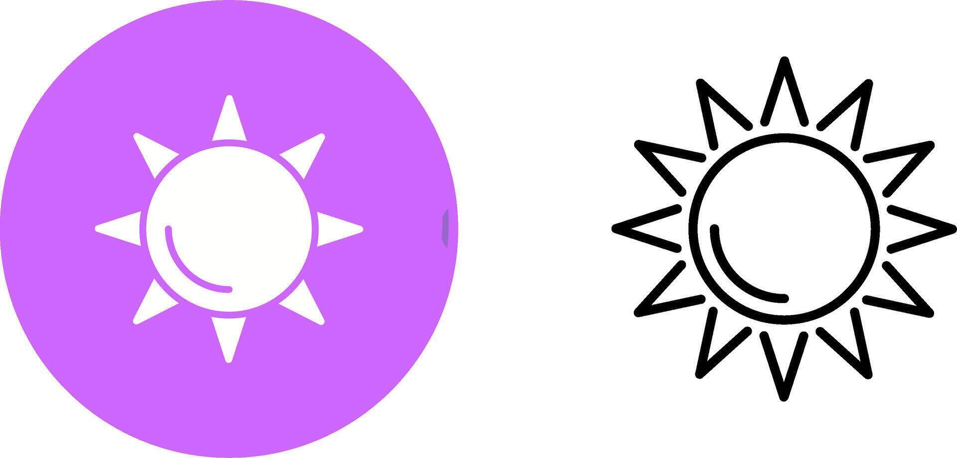 Sun I Vector Icon