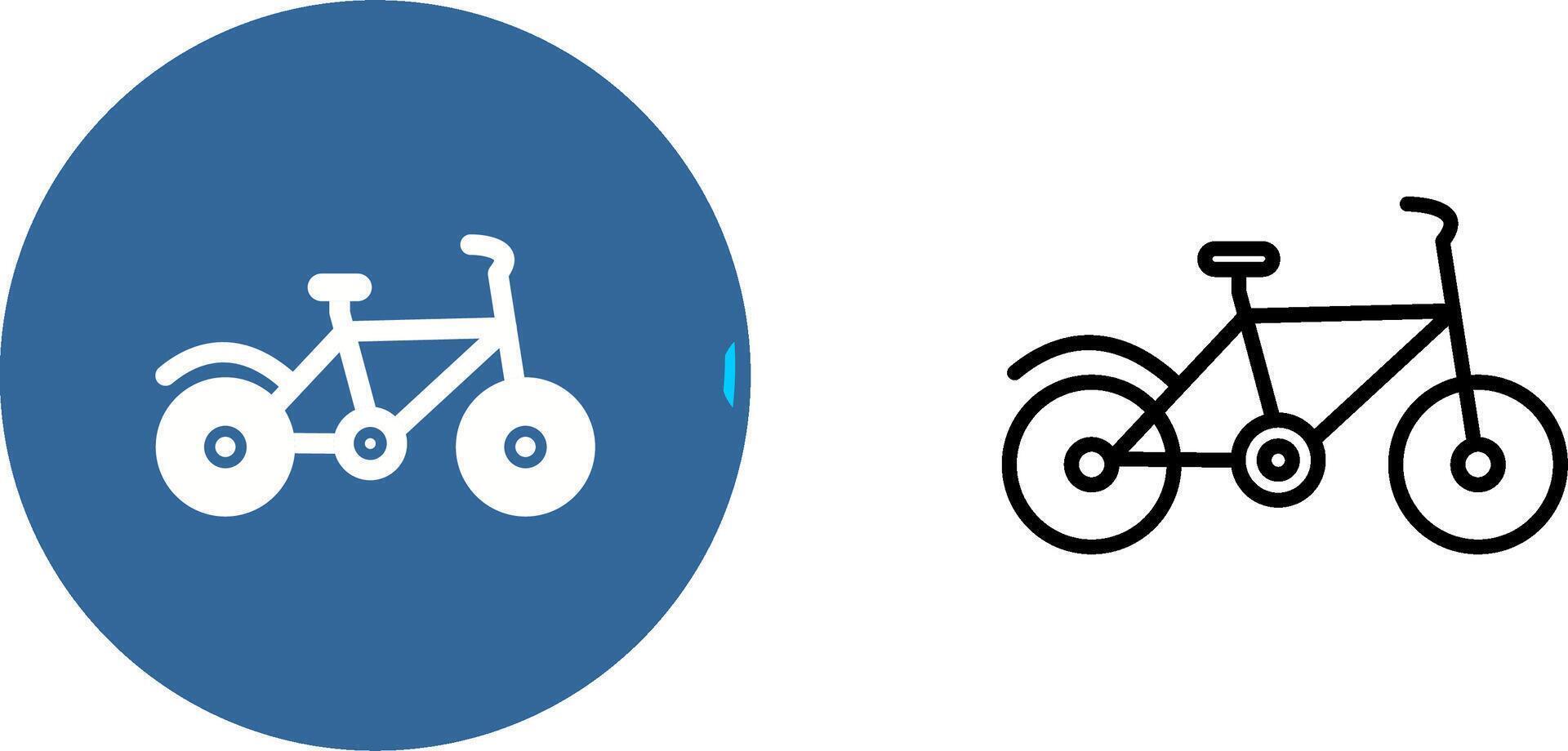 icono de vector de bicicleta