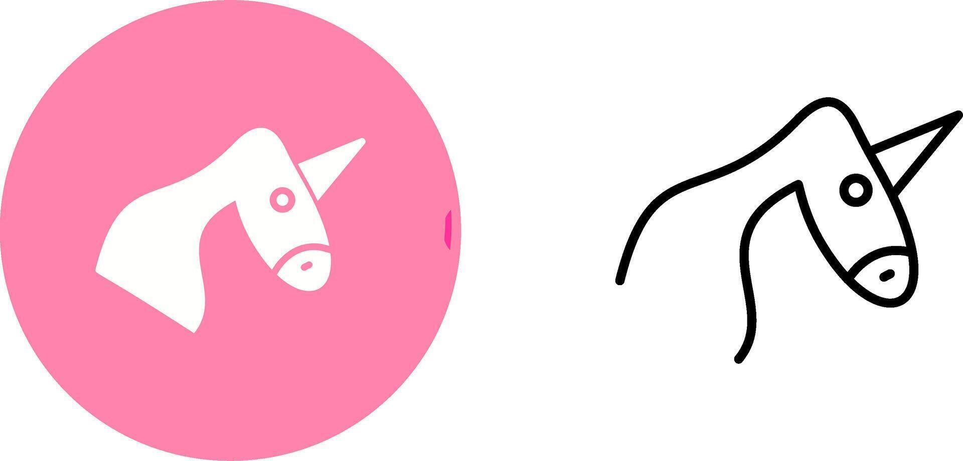 Unicorn Vector Icon