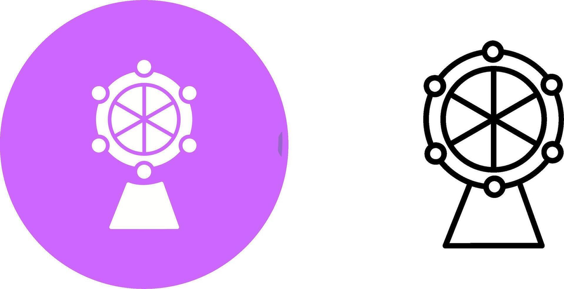 Ferris Wheel Vector Icon