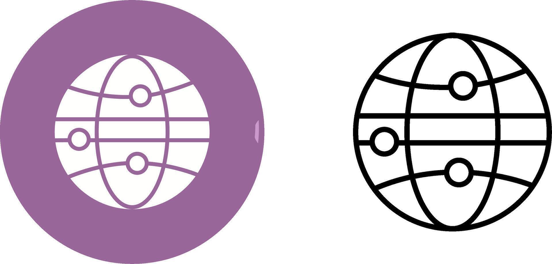 Globe III Vector Icon