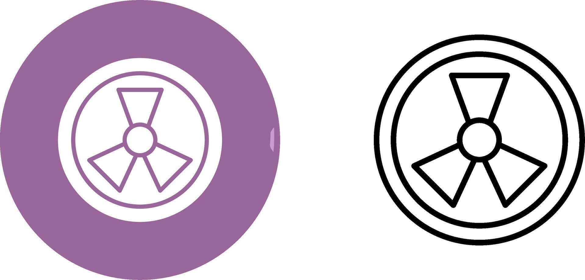 Radiation Vector Icon