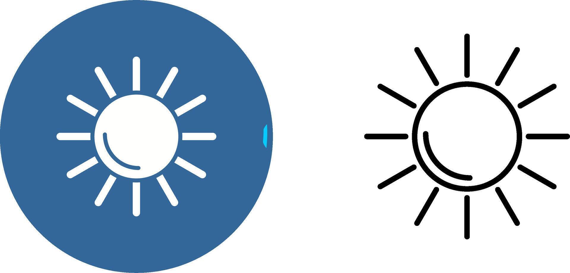 Sun Vector Icon