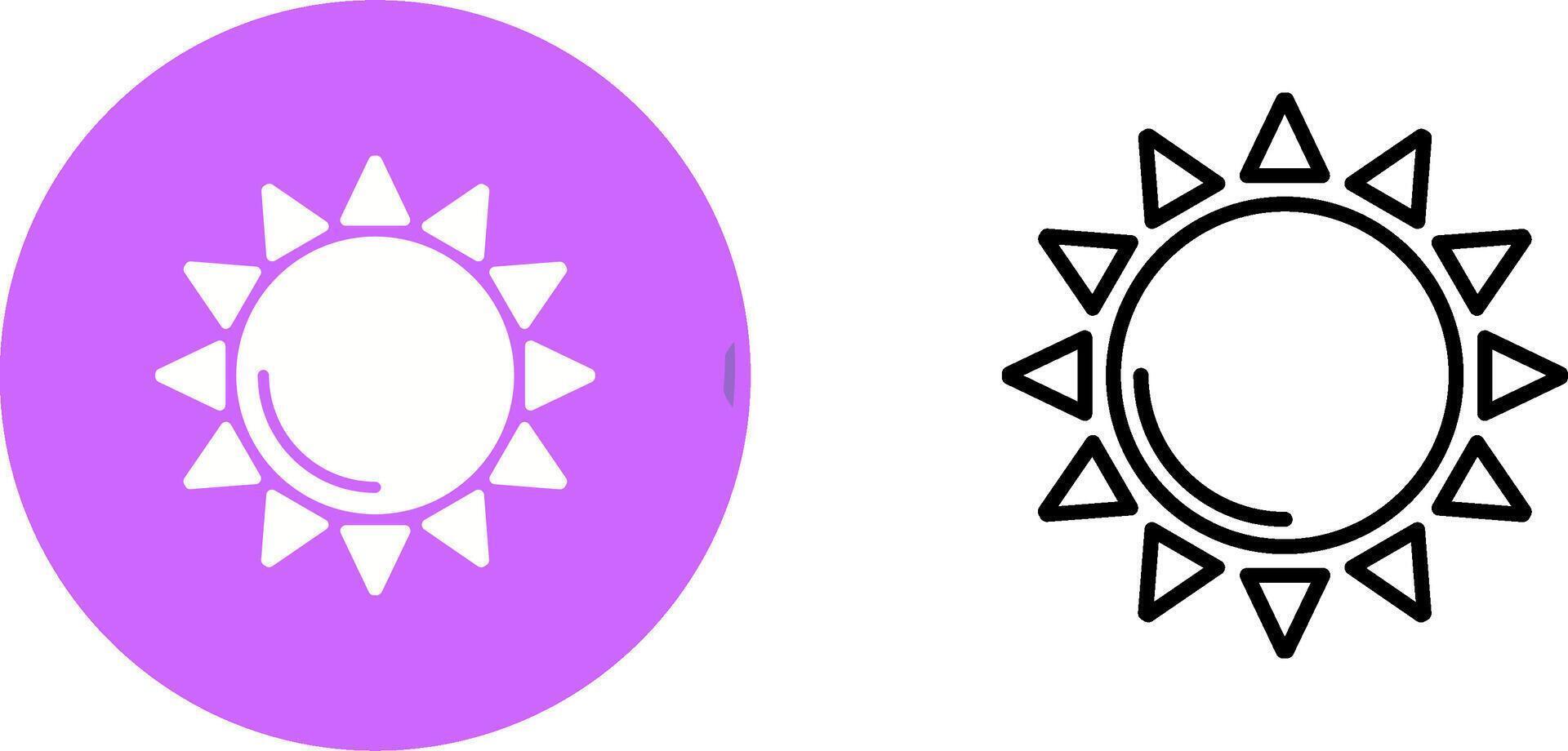 Sun Vector Icon