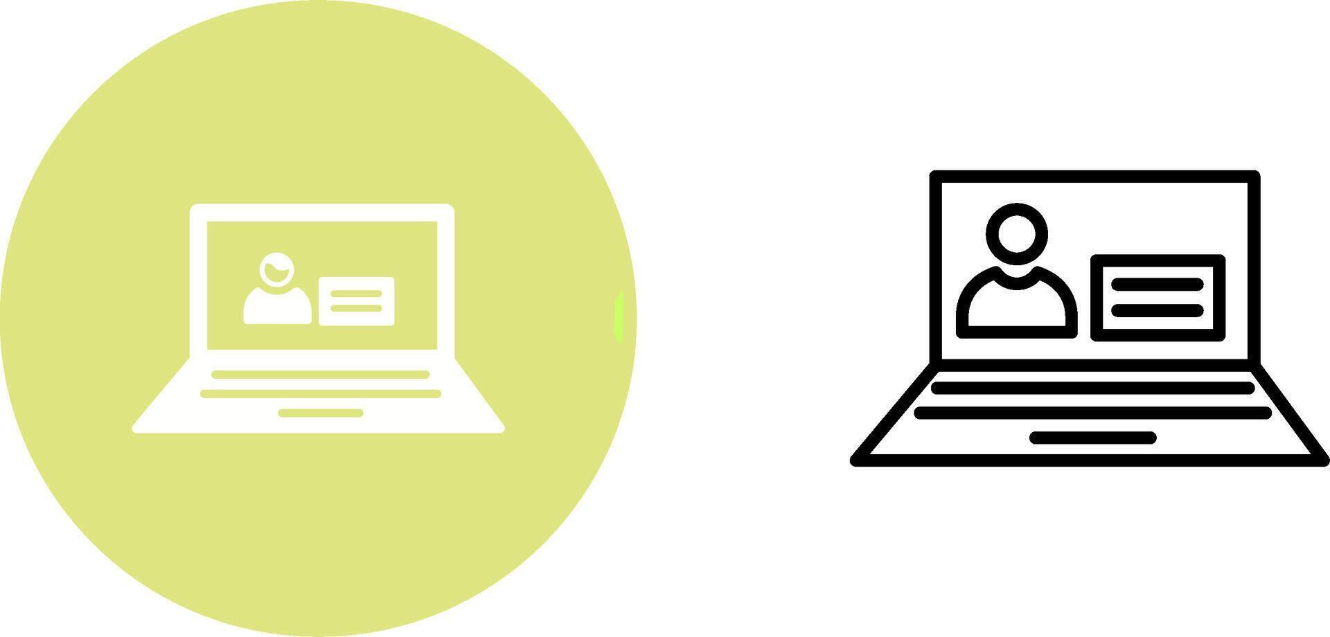 Online Study Vector Icon