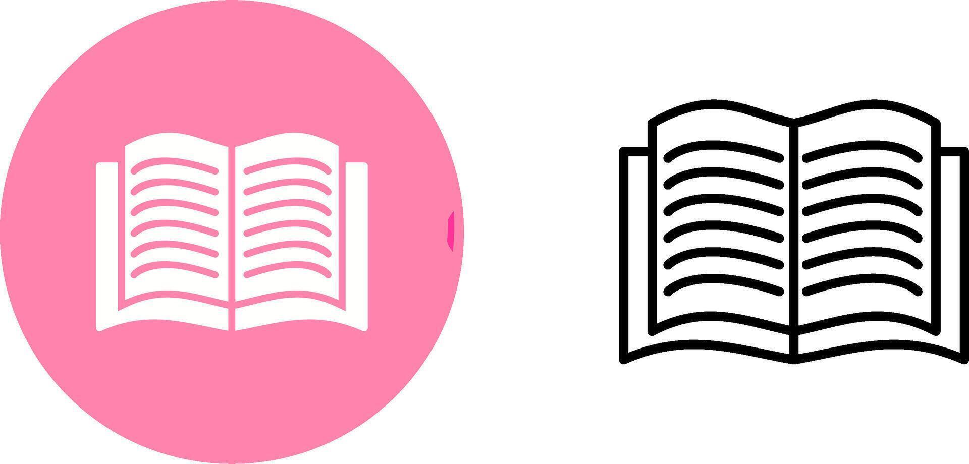 Textbook Vector Icon