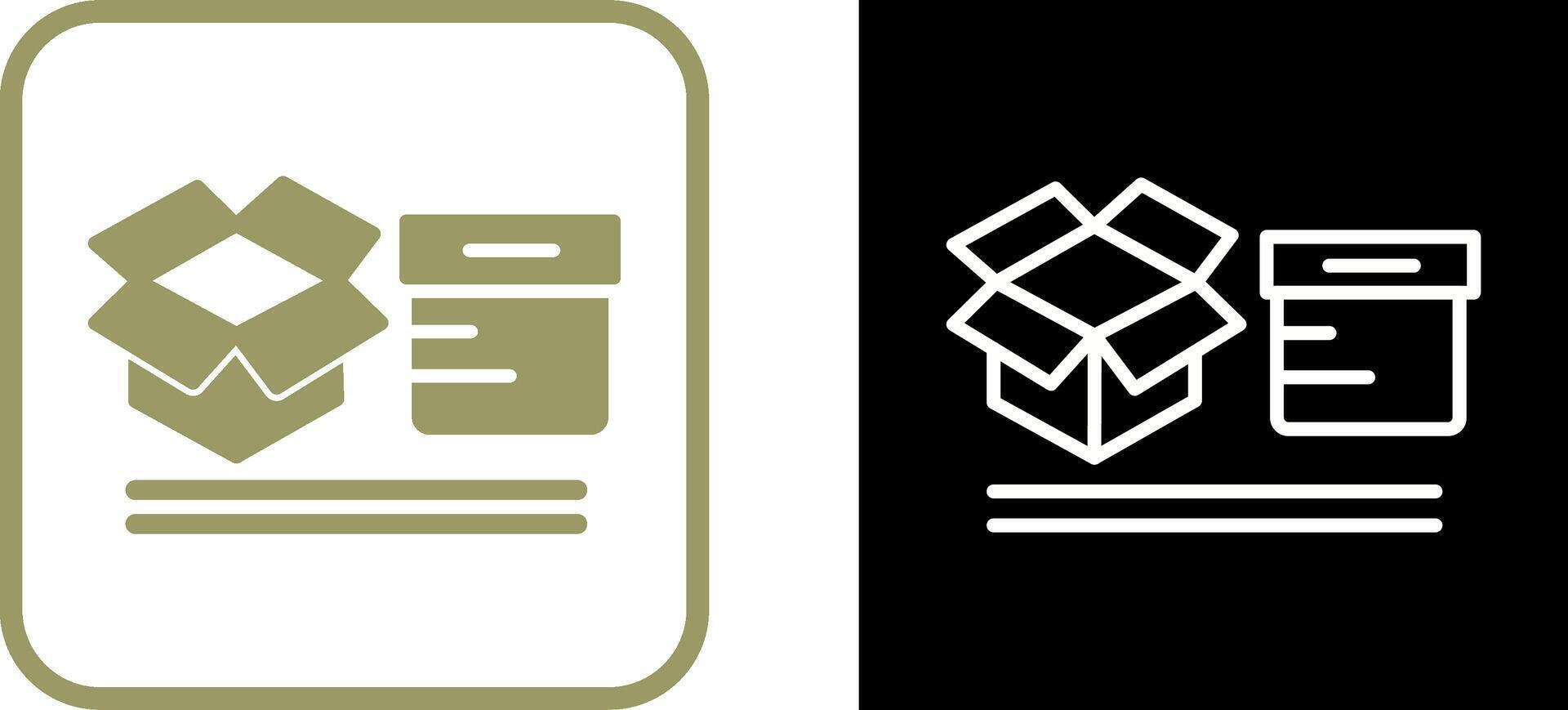 Boxes Vector Icon