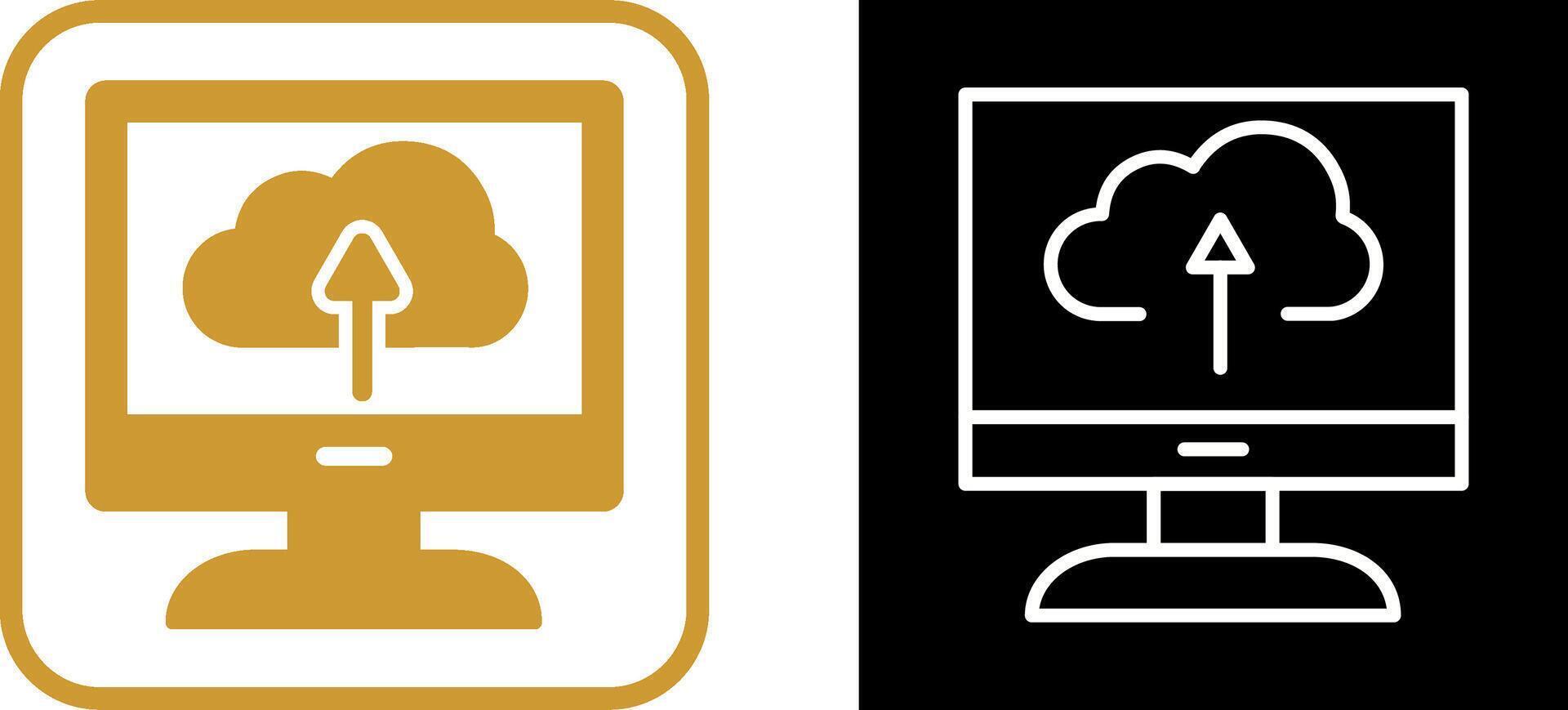 Cloud Backup Vector Icon