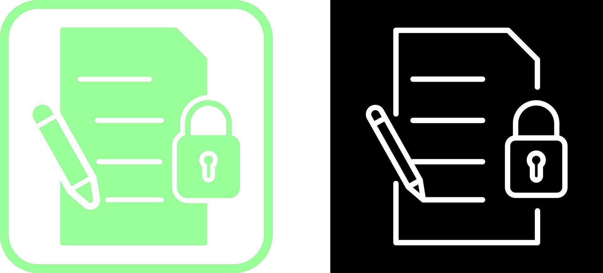 Confidentiality Vector Icon