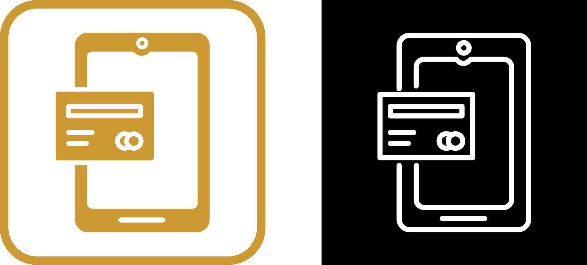 Mobile Banking Vector Icon
