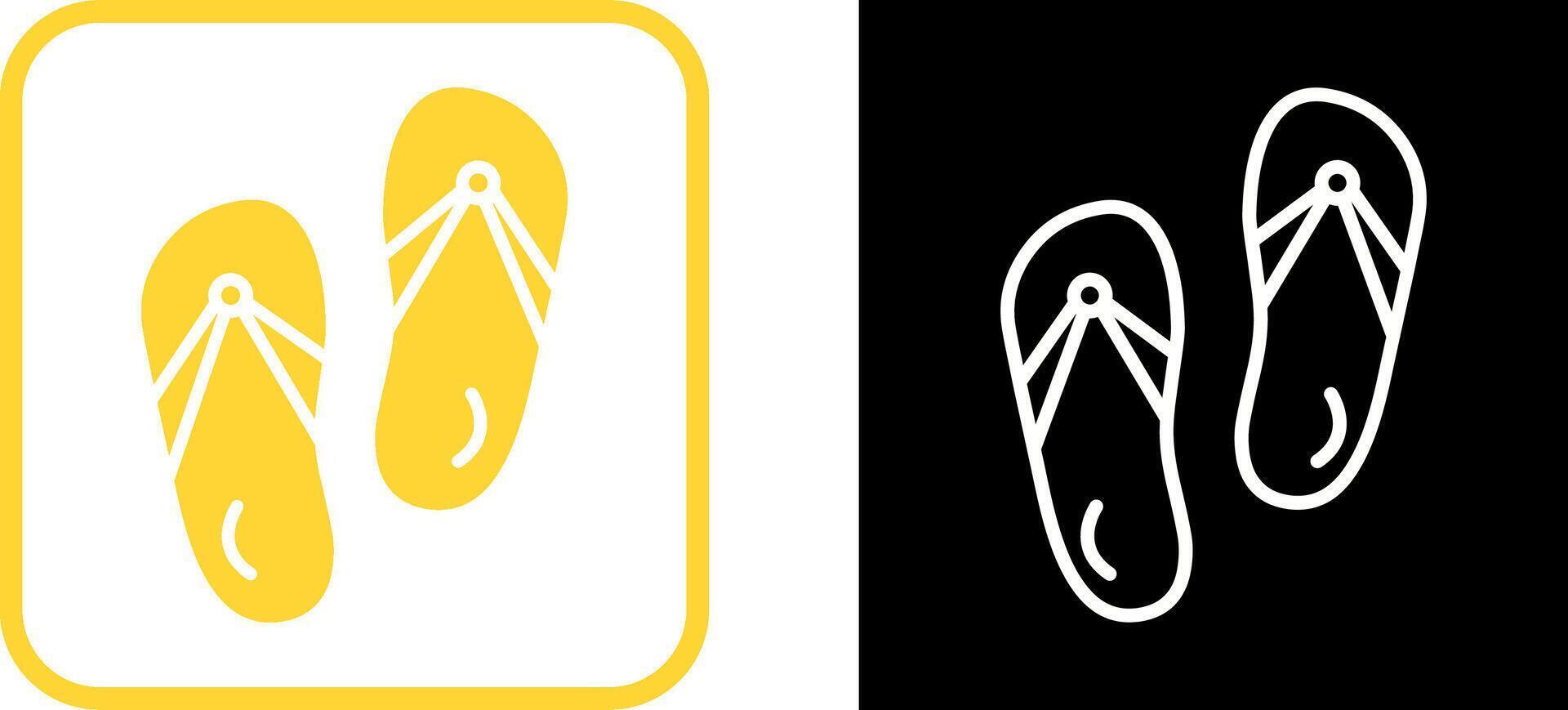 Slippers Vector Icon