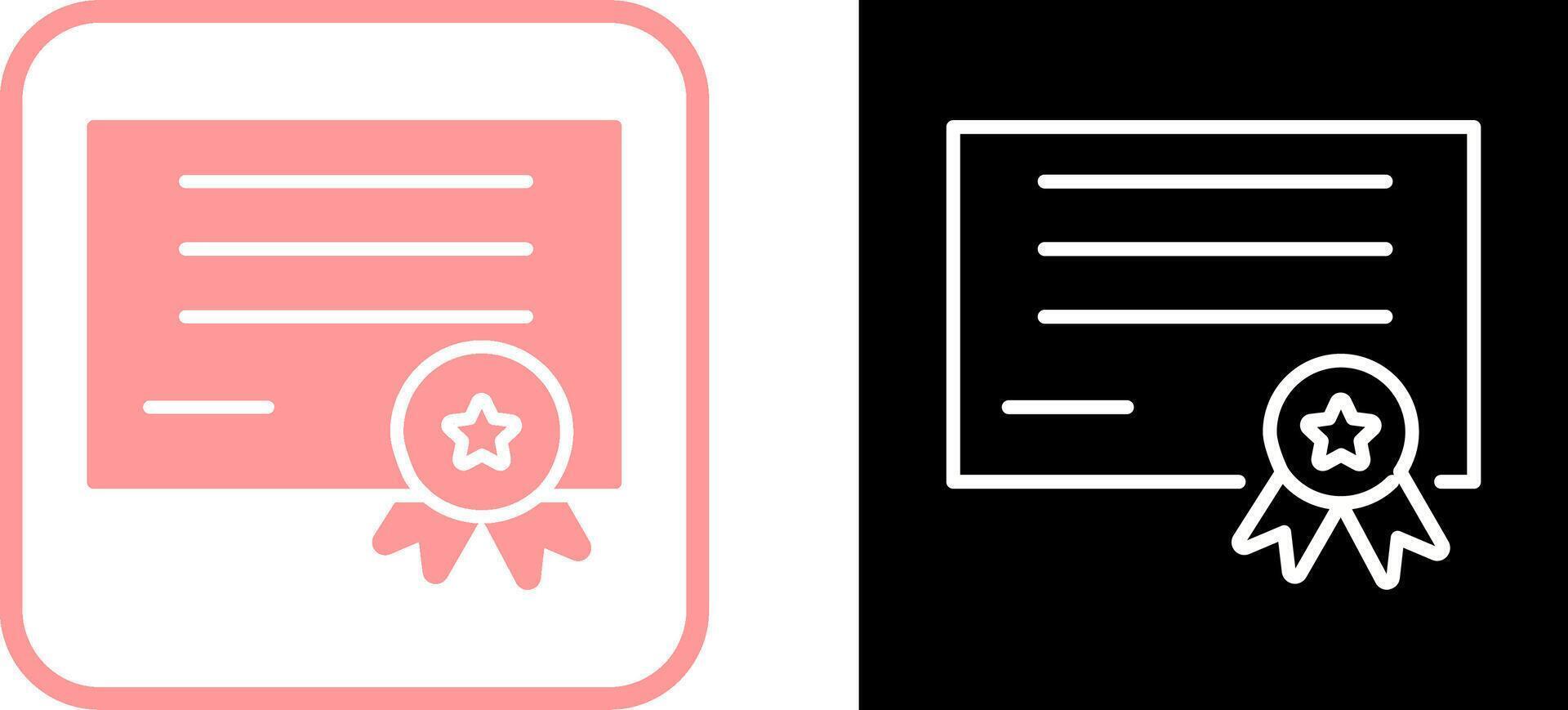 Diploma Vector Icon