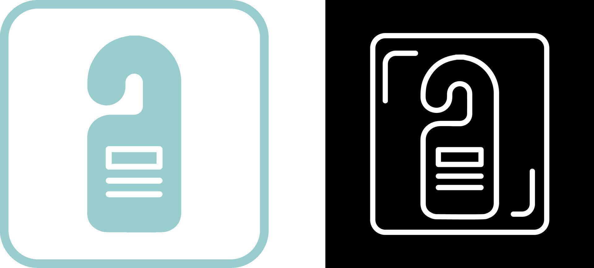 Door Hanger Vector Icon