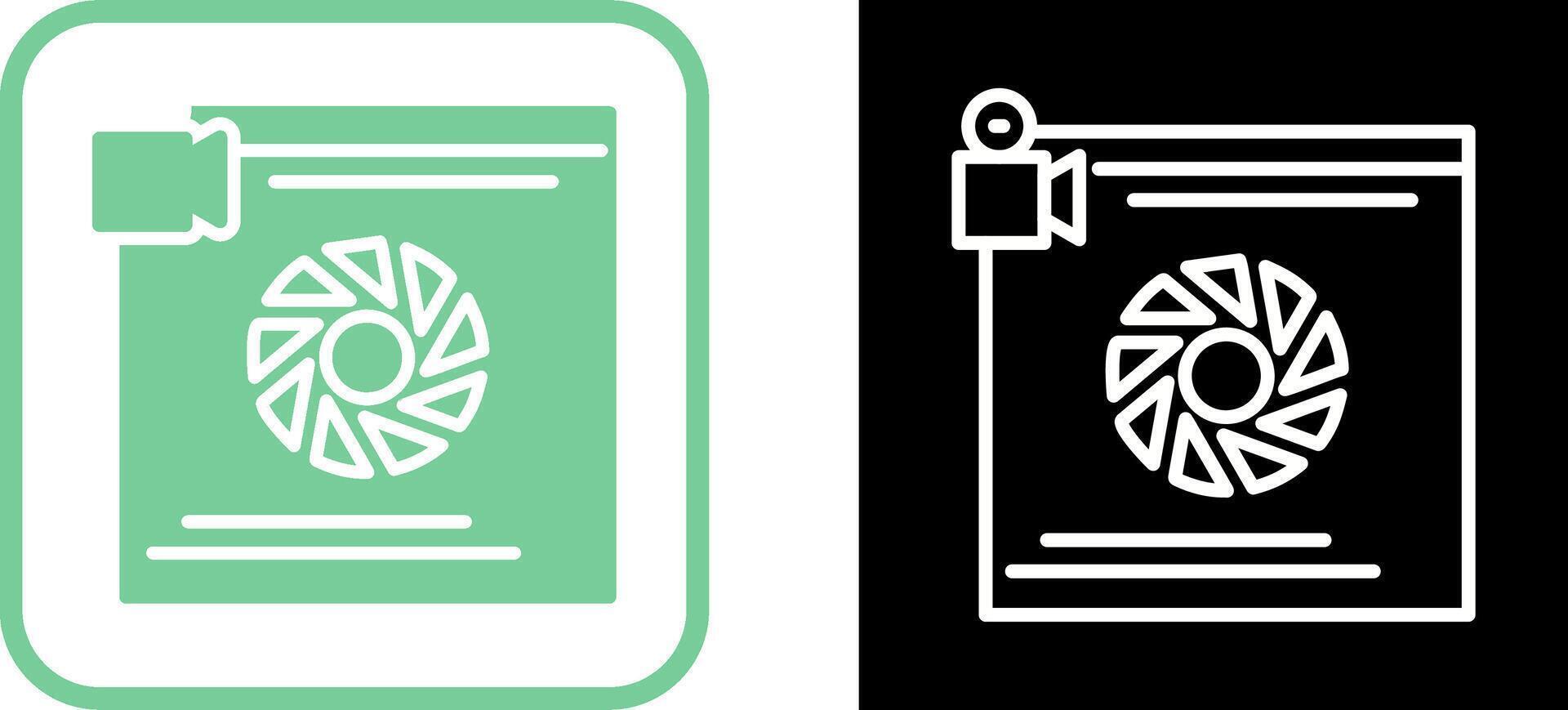 Camera Lens Vector Icon