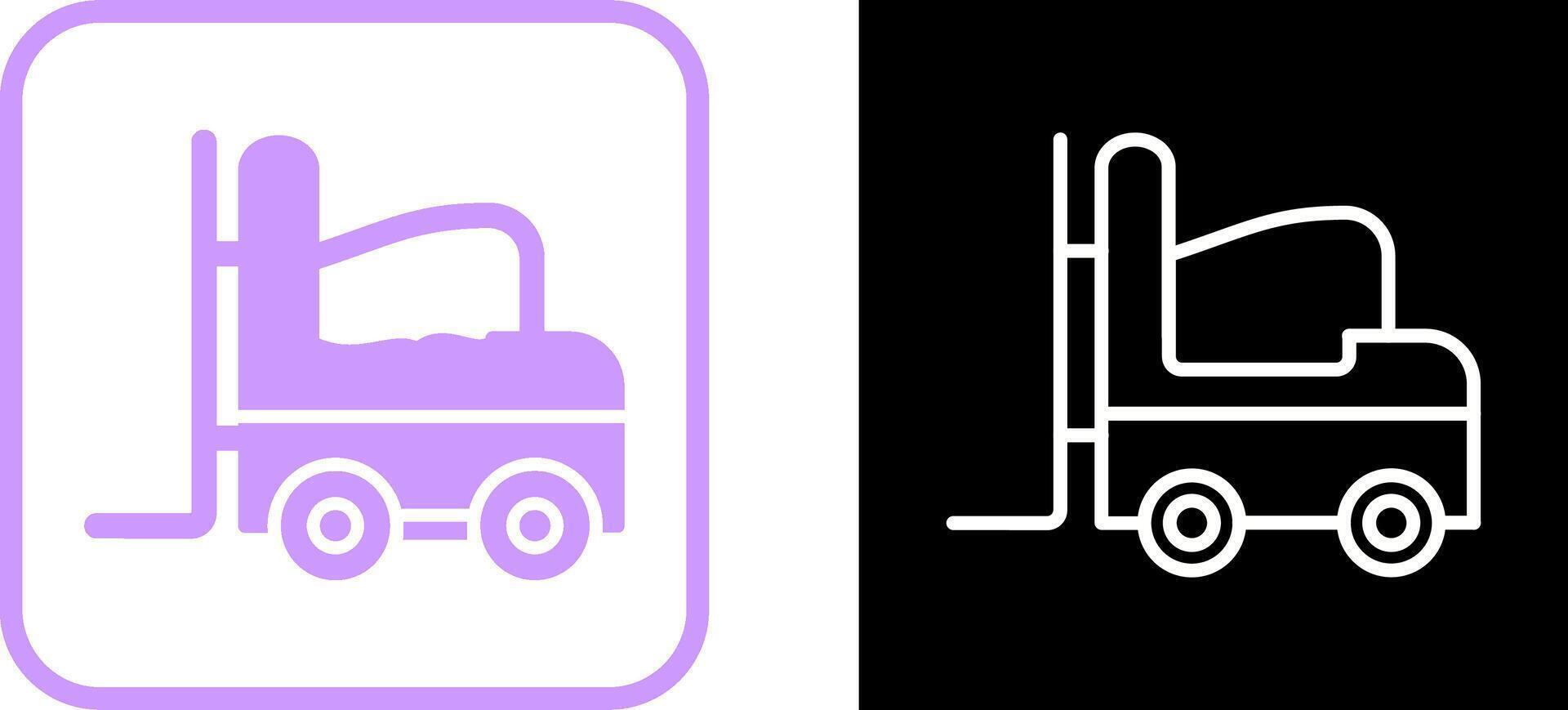 Forklift Vector Icon