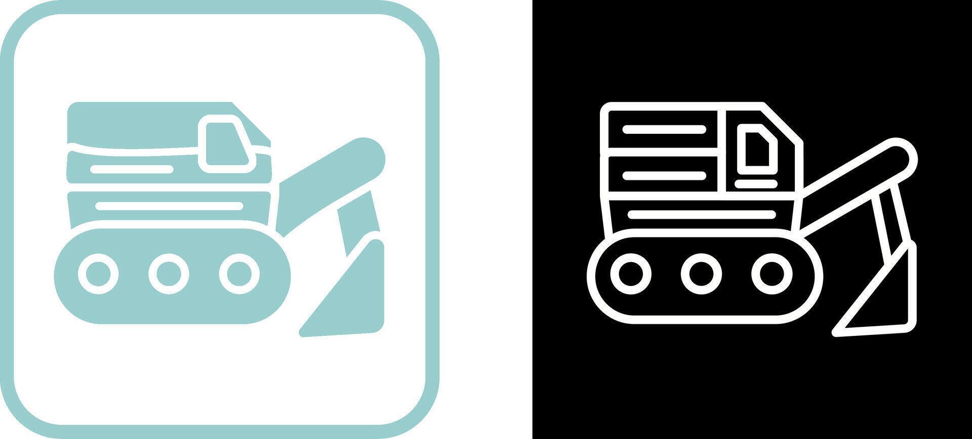 Excavator Vector Icon